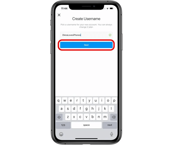 انقر فوق اسم المستخدم